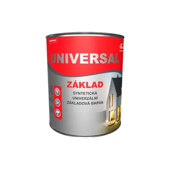 UNIVERSAL ZÁKLAD syntetická základová barva na dřevo i kov 0110 šedá 0,75 l
