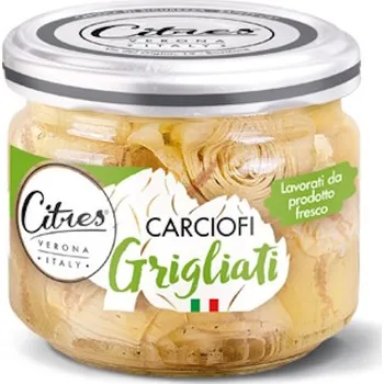 konzervovaná zelenina CITRES grilované artyčoky v oleji 230g
