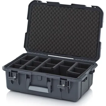 paleta Ochranné kufry Pro 60 x 40 x 22,3 cm - Antracitová šedá - Antracitová šedá - materiál: PP - CP S 6422 B5-7016