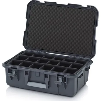 paleta Ochranné kufry Pro 60 x 40 x 22,3 cm - Antracitová šedá - Antracitová šedá - materiál: PP - CP 6422 B4-7016