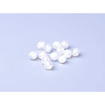 Dětské navlékací korálky CZ Skleněné korálky praskačky 8mm, barva 00030/85501/28701