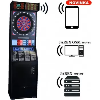 Terč na šipky Šipkový automat JAREX Darts s mincovníkem + GSM komunikátor + doprava zdarma