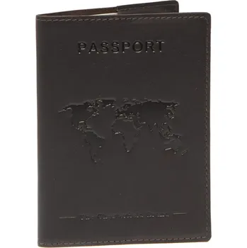 Peněženka The Chesterfield Brand Kožený obal na cestovní pas C08.048801 hnědý