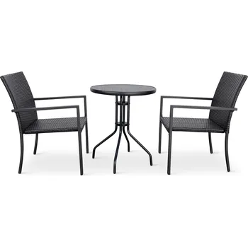 Zahradní sestava Nábytek Texim Balkonová sestava Nina + 2x židle WICKER PAT