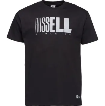 Pánské tričko Pánské tričko Russell Athletic T-SHIRT S Černá, Bílá