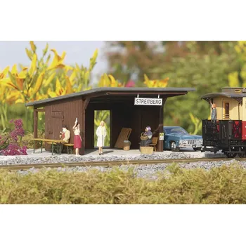 Modelová železnice Zastávka dřevěná G - Piko 62074 (Zahradní železnice)