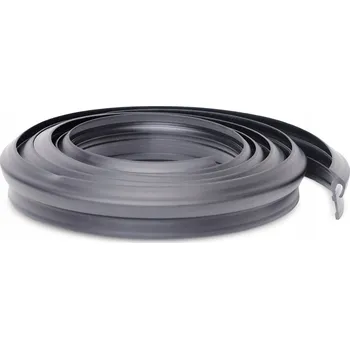 Obraz PVC těsnění pro kovové parapety, podparapetní, grafitové, 1 m.