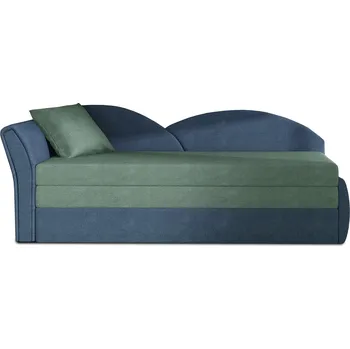 Pohovka Rozkládací pohovka AGA 218 cm Soro 34/Soro 76 zeleno-modrá levá