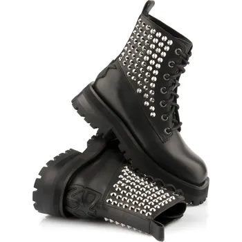Dámská zimní obuv KOTNÍKOVÁ OBUV DKNY FARREN STUDS - COMBA BLACK
