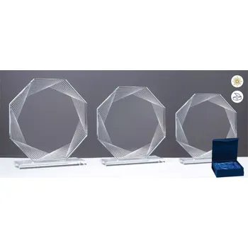 Skleněná plaketa v dárkové krabičce 68286