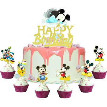 Cakesicq, Čína Zápich do dortu Mickey 7ks - Cakesicq | Cukrářské potřeby