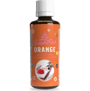 SweetArt airbrush barva tekutá Orange (90 ml) ▹