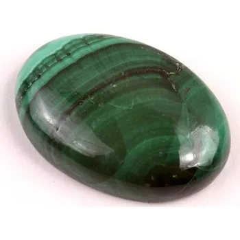 Korálek Kabošon Malachite č.1270 (35x24x8mm)