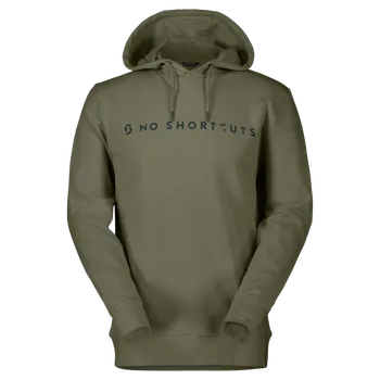 Dámská mikina SCOTT mikina s kapucí No Shortcuts LS 2025/2026 Zelená M Pánské