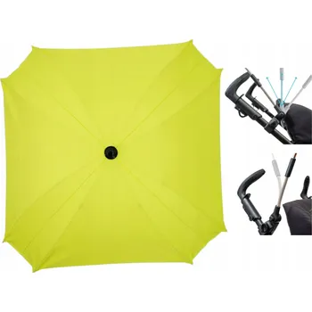 Deštník Slunečník na kočárek Skyline 70 cm žlutý