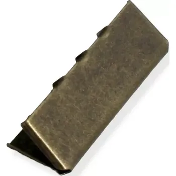 Koncovka na popruh starozlatá - 2 ks