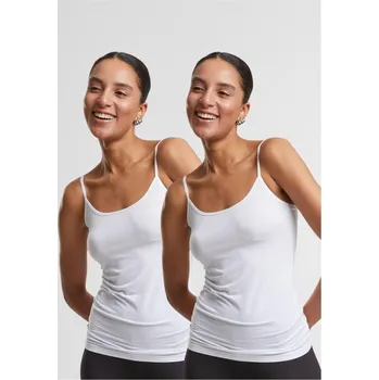 Ladies Bamboo Tank Top 2-Pack - white+white XS