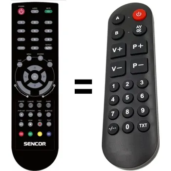 Dálkový ovladač Sencor SLE 22F59DTC, SLE22F59DTC náhradní dálkový ovladač pro seniory