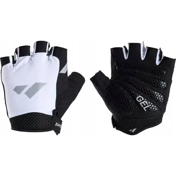 Cyklistické rukavice Cyklistické gelové rukavice s protiskluzem Zanier Depart Černo-Bílé 7,5
