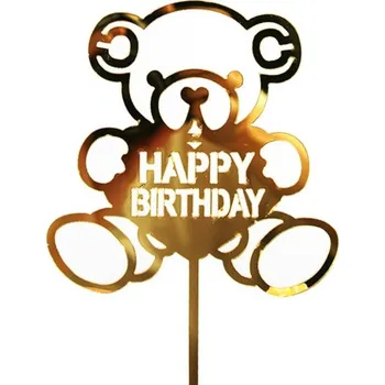 Cakesicq, Čína Zápich do dortu medvídek 10ks - 9,5x8 cm - Cakesicq | Cukrářské potřeby