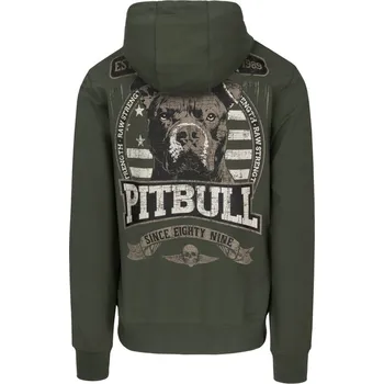 Pánská mikina PitBull West Coast - KPZJ mikina TROUBLEMAKER zelená Barva: Zelená, Vel: M