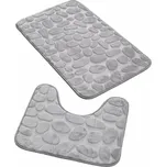 SADA KOBEREČKŮ DO KOUPELNY 2KS Šedá AG491C