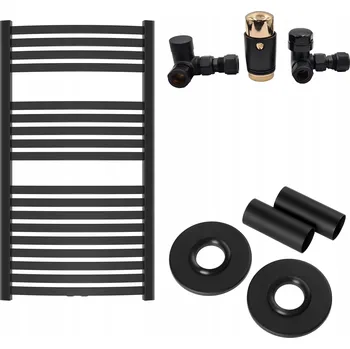 Radiátor Koupelnový radiátor, teplovodní Invena 446 W 540 x 1000 mm černý