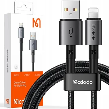 Datový kabel USB-A / Lightning kabel Mcdodo CA-3580, 1,2 m, černý