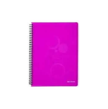 Blok Twin wire blok A4 PP NEO COLORI růžová,rychlé dodání