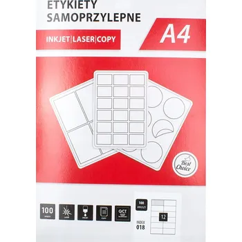 Samolepící etiketa Etikety A4 105x48mm 100 listů VYSOKÁ KVALITA TNT