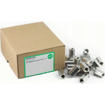 Matice Nerezová matice A2 DIN 6334 M8 - 10 kusů