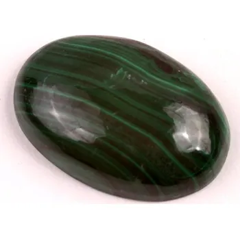 Korálek Kabošon Malachite č.1278 (33x23x9mm)