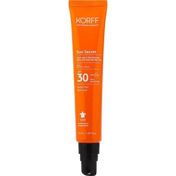 Přípravek na opalování KORFF Sun Secret Pleťový fluid SPF 30 50 ml