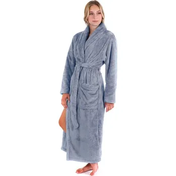 Dámský župan Dámský župan se šálovým límcem LILLY denim - L