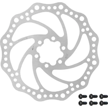 Brzda na kolo Brzdový kotouč PROMAX 160 mm, 6 děr, stříbrný