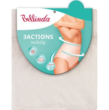 Dámské stahovací prádlo Bellinda 3ACTIONS MIDISLIP BU812501 tělová L