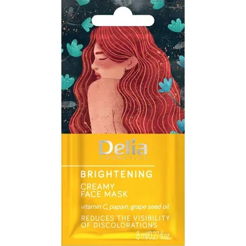 Pleťová maska DELIA rozjasňující pleťová maska, 8 ml