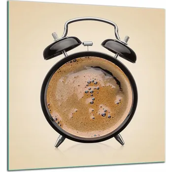 Kuchyňské prkénko SKLENĚNÁ OCHRANNÁ DESKA / PANEL S LEPIDLEM 60x65 KÁVA Tvrzené Sklo do Kuchyně 7v1