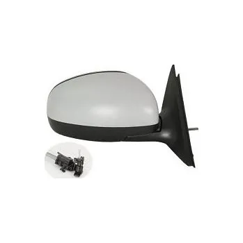 Auto zrcátko Pravé zpětné zrcátko ŠKODA FABIA II | 2007-2010 | mechanické, nevyhřívané, pro lak | VIEWMAX