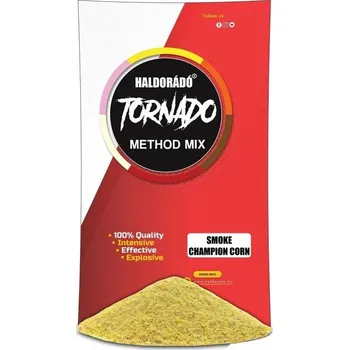Návnadová surovina Haldorádó Method Mix Tornado Smoke 500 g - Champion Corn