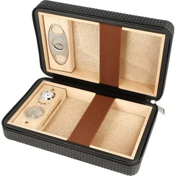 Humidor Humidor na doutníky Angelo Diamond Black 24x15x7cm