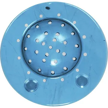 sítko a zátka do dřezu Intesi Silikonový chránič odtoku modrý