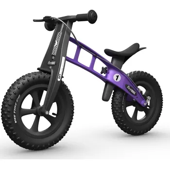 Odrážedlo First Bike Odrážedlo s brzdou FAT Edition VIOLET
