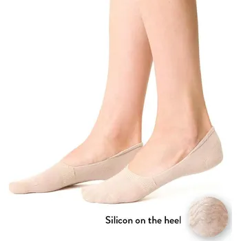 Dámské ponožky Světle béžové dámské krátké ponožky Art.058 DK002, LIGHT BEIGE Velikost: 35/37