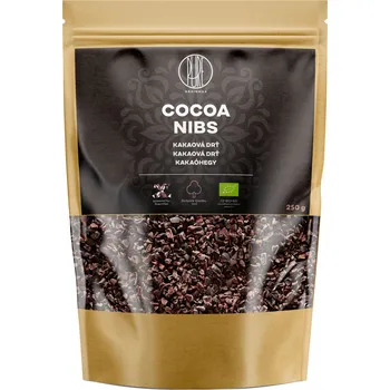 BrainMax Pure BIO drcené kakaové boby nepražené 250 g