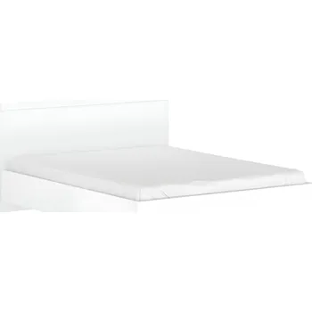 Postel Manželská postel LINDY 160x200, bílý lesk