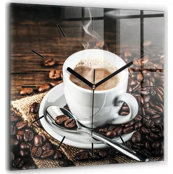 Hodiny Nástěnné hodiny Wallfluent hnědé 60 cm