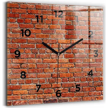 Hodiny Nástěnné hodiny Wallfluent červené 30 cm