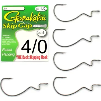 Rybářský háček Spinningové Háčky s protihrotem Gamakatsu SKIP GAP 5 ks