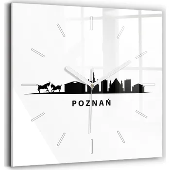 Hodiny Nástěnné hodiny Wallfluent černé 30 cm